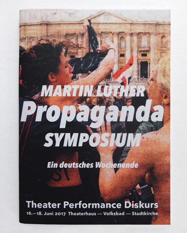 Martin Luther Propagandasymposium · Titel nach Boris Nikitin